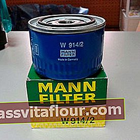 Масляний фільтр для ВАЗ 2110 Mann W914 / 2