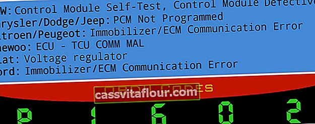 грешка P1602 - Контролер на системата за управление, прекъсване на напрежението на бордовата мрежа