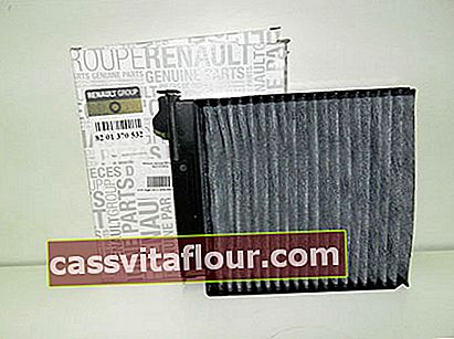 Оригінальний вугільний салонний фільтр Renault 8201370532